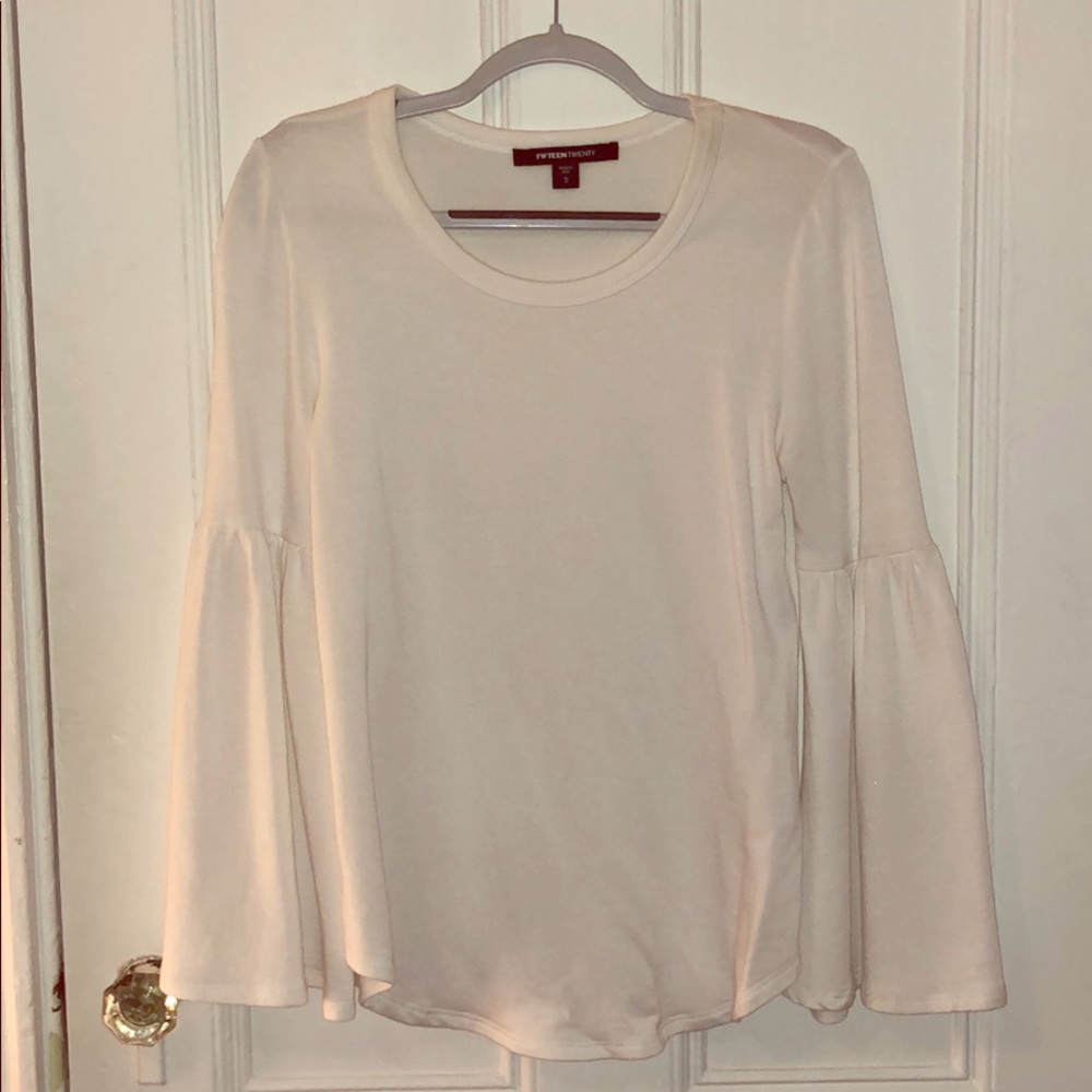 FIFTEENTWENTY White Bell Sleeve Top-NEVER WORN!
